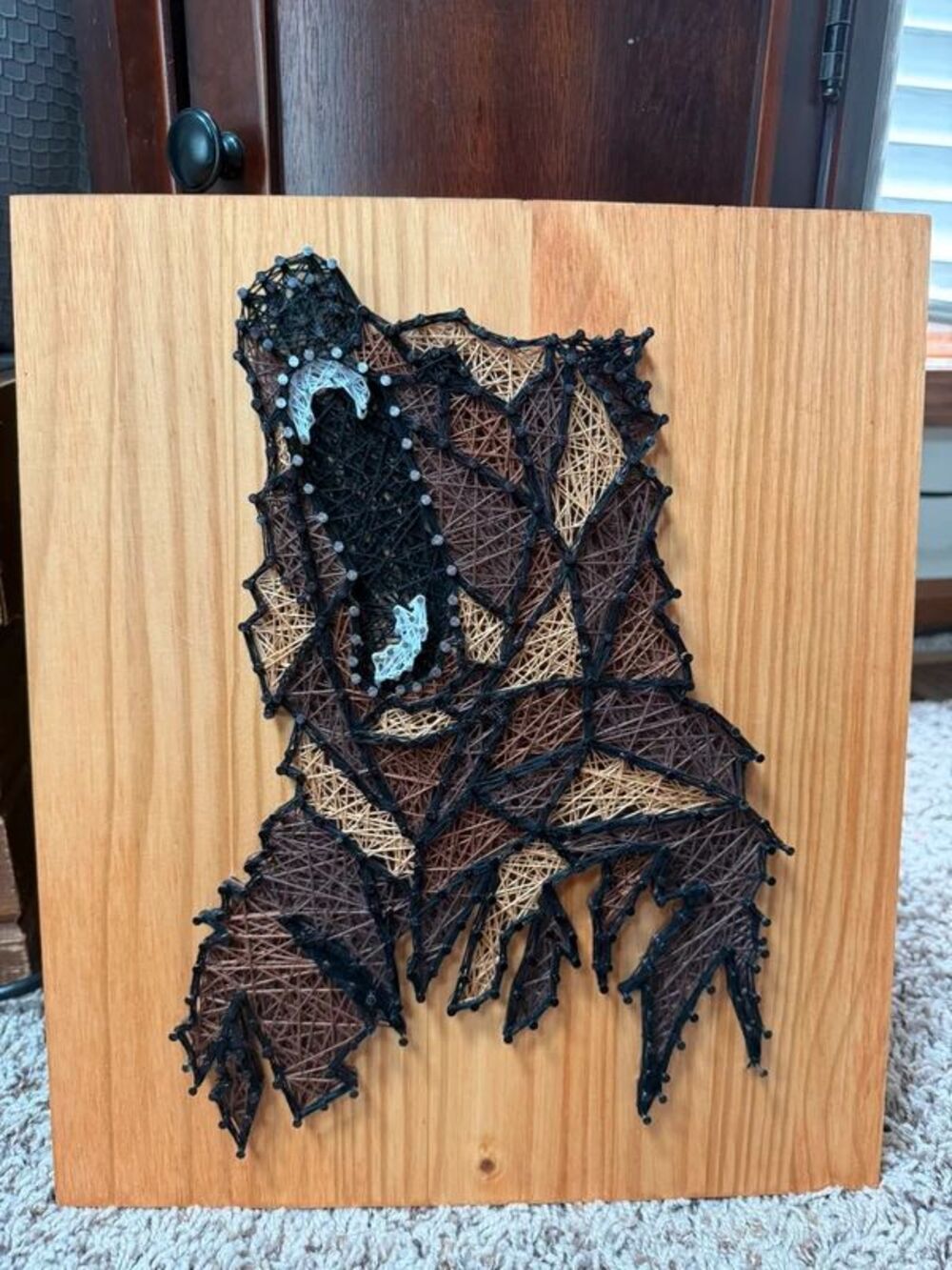 Man cave bear art